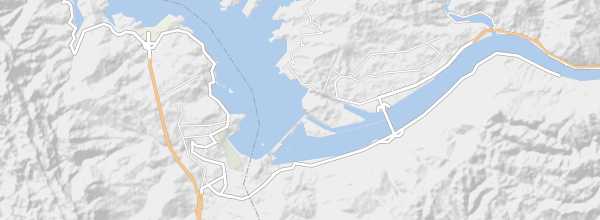 Map of Three Gorges Dam