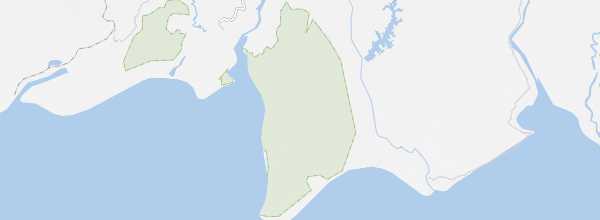 Map of Tanjung Puting National Park