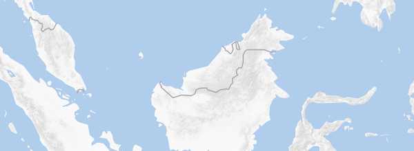 Map of East Malaysia