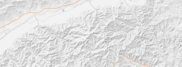 Map of Mount Wutai