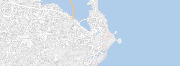 Map of Nusa Dua