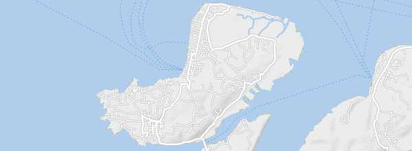 Map of Nusa Lembongan