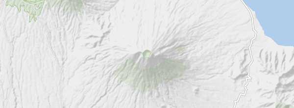 Map of Mount Agung