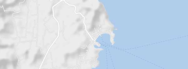 Map of Padangbai