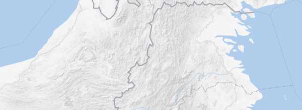 Map of Kayan Mentarang National Park