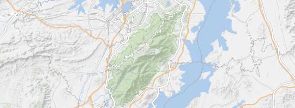 Map of Lushan National Park