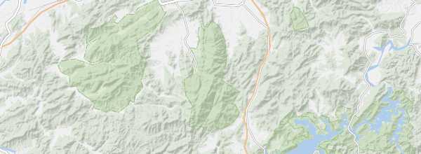 Map of Mount Jiuhua