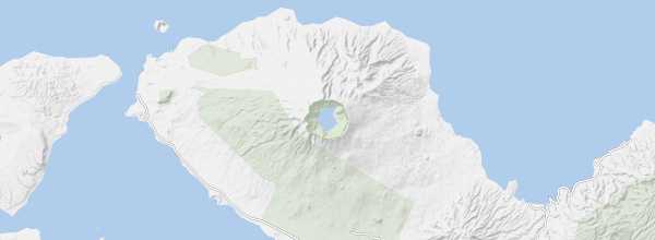 Map of Mount Tambora