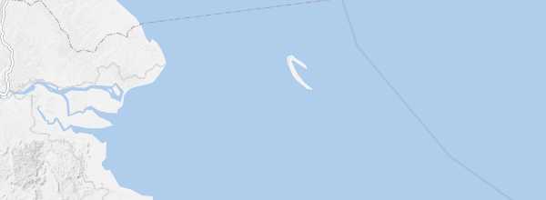 Map of Derawan Islands