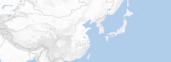 Map of Northeast Asia