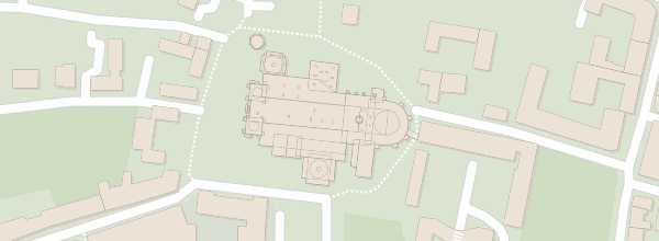 Map of Roskilde Cathedral
