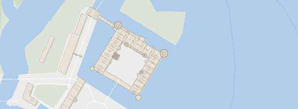 Map of Frederiksborg Castle