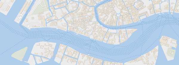 Map of Dorsoduro District in Venice