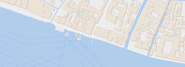Map of Zattere Quays