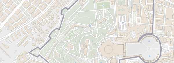 Map of Vatican Gardens