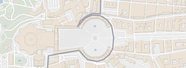 Map of St. Peter's Square (Vatican)