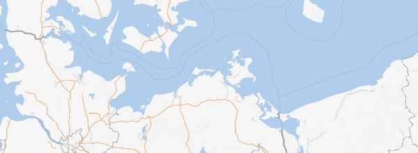 Map of Baltic Sea Coast