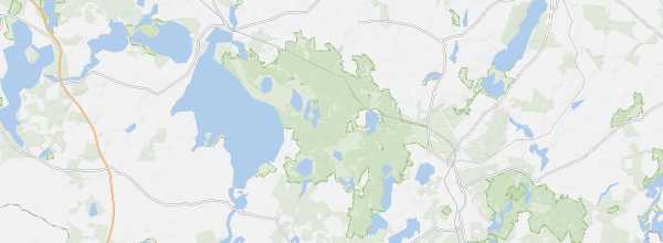 Map of Müritz National Park