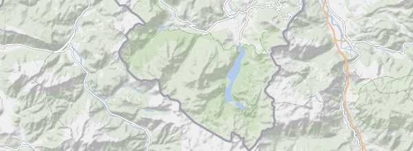 Map of Berchtesgaden National Park