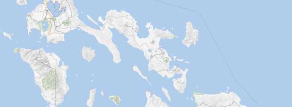 Map of Bicol Peninsula