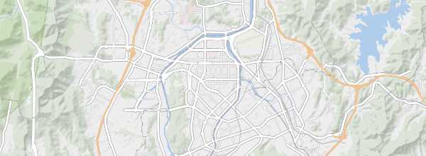 Map of Daejeon