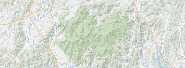 Map of Jirisan National Park