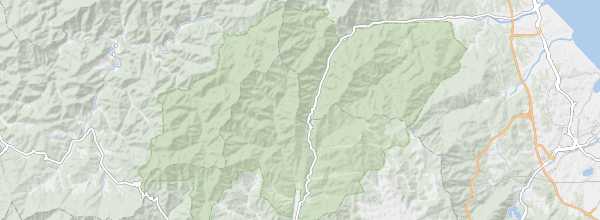 Map of Odaesan National Park