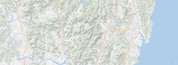 Map of Yeongnam Alps
