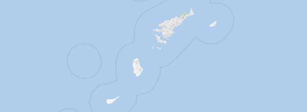Map of Amami Archipelago