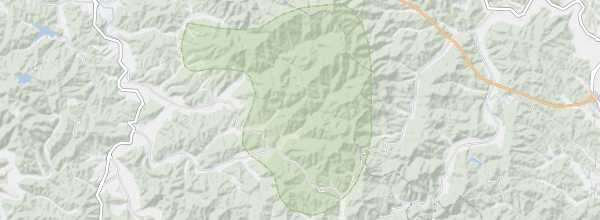 Map of Juwangsan National Park