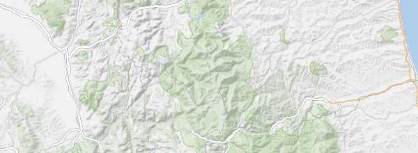 Map of Sibillini Mountains National Park