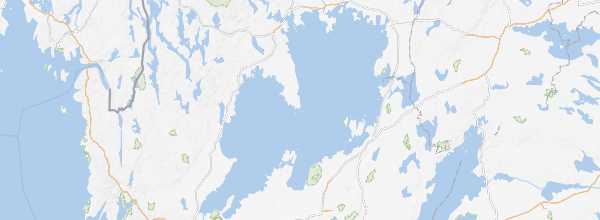 Map of Lake Vänern