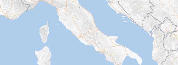 Map of Central Italy