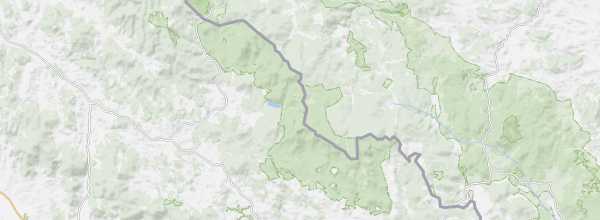 Map of Bavarian Forest