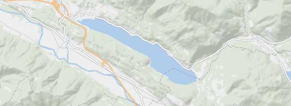 Map of Lake Millstatt