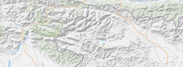 Map of Julian Alps