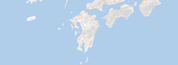 Map of Kyushu