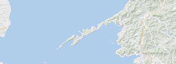 Map of Sadamisaki Peninsula