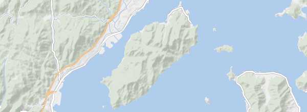 Map of Itsukushima Island