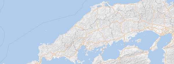 Map of Chugoku Kannon Pilgrimage Route