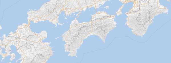 Map of Shikoku