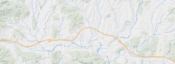 Map of Tsuyama