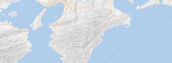 Map of Kii Mountains