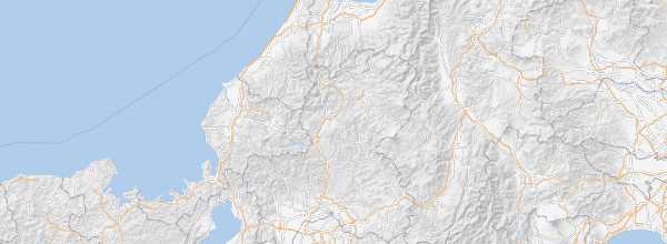 Map of Japanese Alps