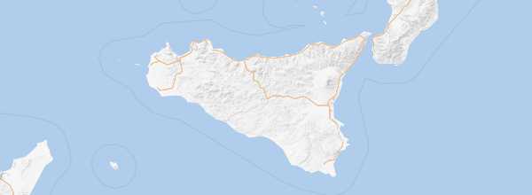 Map of Sicily