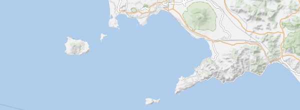 Map of Bay of Naples
