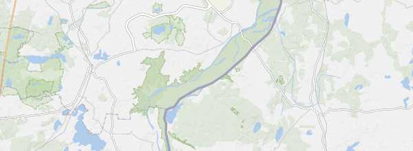 Map of Lower Oder Valley National Park
