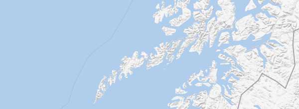 Map of Lofoten Islands