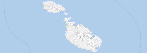 Map of Malta