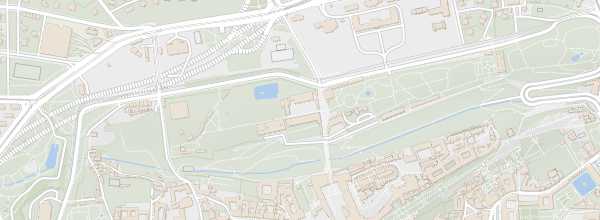 Map of Gardens Below the Castle